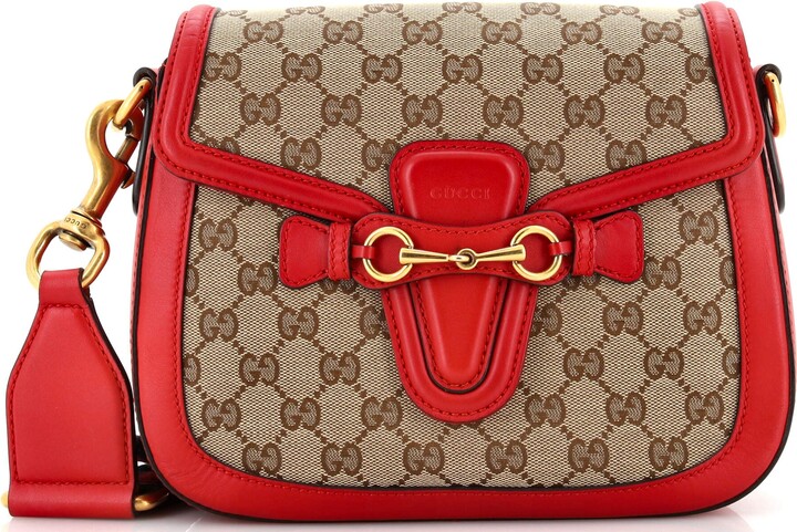 Gucci Lady Web Original GG Shoulder Bag - Brown Shoulder Bags, Handbags -  GUC98580