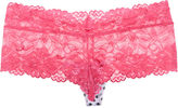 Thumbnail for your product : Wet Seal Wide Lace & Polka Dots Boyshorts