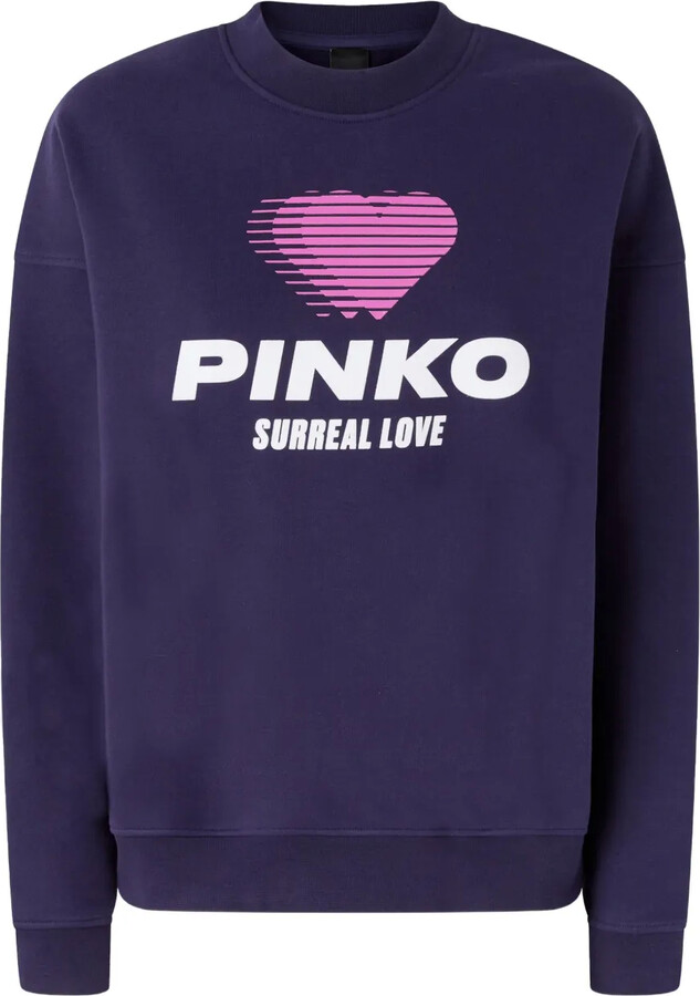 Pinko Heart-Print Sweatshirt