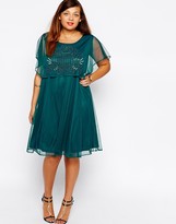 Thumbnail for your product : ASOS Curve Skater Dress With Beading