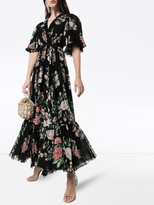 Thumbnail for your product : Giambattista Valli Ruffled Floral Print Maxi Dress