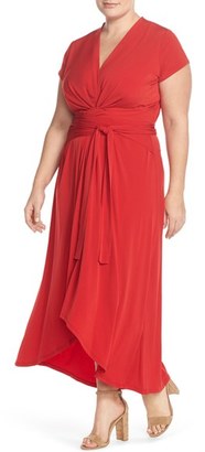 MICHAEL Michael Kors Plus Size Women's Cap Sleeve Maxi Dress