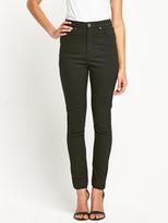 Thumbnail for your product : Love Label High Waisted Forrest Green Tube Jeans