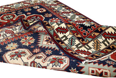 Bungalow Rose Hand Knotted Accent Rug from Turkey 100% Wool Modern Home Decor Carpet