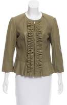 Thumbnail for your product : Tory Burch Ruffle Leather Jacket
