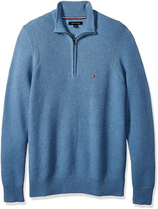 tommy hilfiger quarter zip pullover