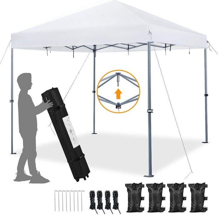 12 ft. x 12 ft. PopUp Canopy w/UPF 50+ Instant Canopy Perfect for 12-People-18-People Suitable for Home & Commercial Use