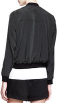 Thumbnail for your product : Helmut Lang Terra Zip Bomber Jacket