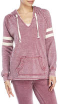 Thumbnail for your product : Ocean Drive Striped Raglan Sleeve Hoodie