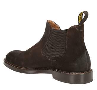 Doucal's Pull Tab Rear Ankle Boots