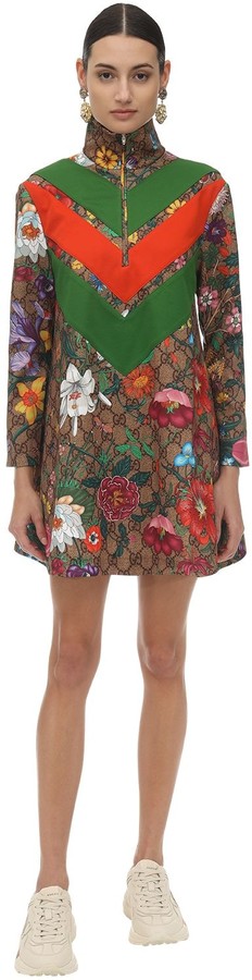 gg technical jersey dress