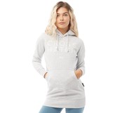 Thumbnail for your product : Crosshatch Womens Vanessa Longline Hoodie Light Grey Marl