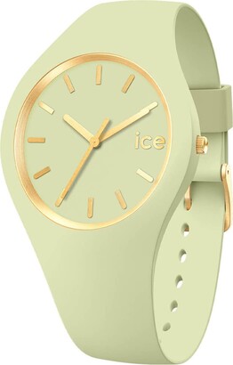 Ice Watch ICE-WATCH - Ice Glam Brushed Jade - Women's Wristwatch With Silicon Strap - 020542 (Small)