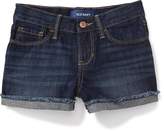 Thumbnail for your product : Old Navy Rolled-Cuff Denim Cut-Offs for Girls