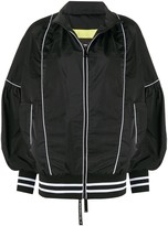 Thumbnail for your product : Frankie Morello Contrasting Trim Jacket