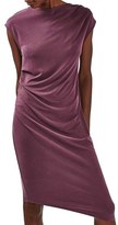 Thumbnail for your product : Topshop Women's Asymmetric Slinky Drape Dress
