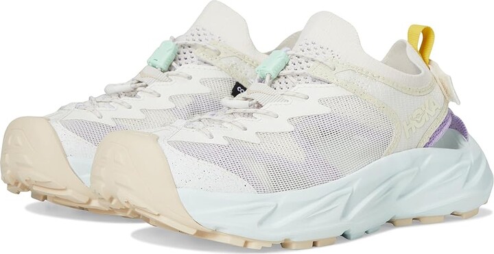 Hoka Hopara 2 Women's Shoes Alabaster/Snow Melt : 7 B - Medium, Textile