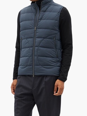 Herno Legend Quilted Down Gilet - Navy