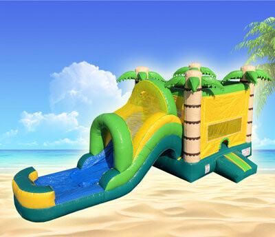 Jingo Jump 13' x 30' Inflatable Slide with Air Blower