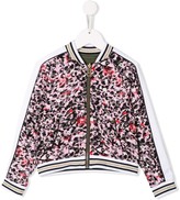 Thumbnail for your product : Zadig & Voltaire Kids Fever Multi Print Reversible Bomber Jacket