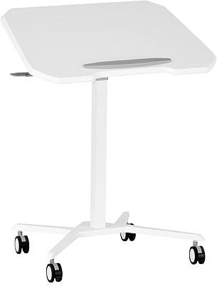 Techni Mobili Sit-to-Stand Mobile Laptop Computer Stand w/Tiltable Top