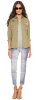 Thumbnail for your product : Mother The Looker Skinny Ankle Fray Jeans