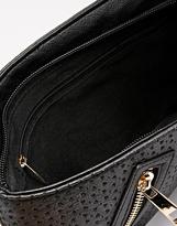 Thumbnail for your product : ASOS Punchout Clutch Bag with Double Zip