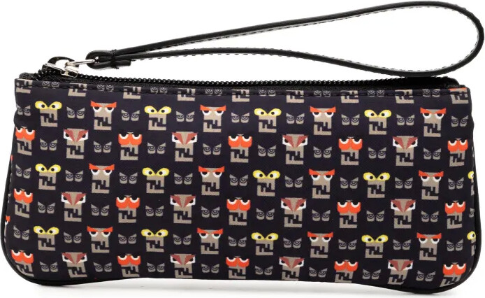 Fendi Pre-Owned 2010-2025 Canvas Monster clutch bag