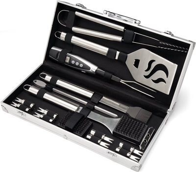 Cuisinart 20 Piece Deluxe Stainless Steel Grill Tool Set