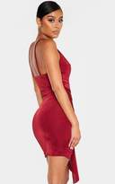 Thumbnail for your product : Ooh! La Oohla Scarlet Textured Slinky Drape Detail Strappy Bodycon Dress