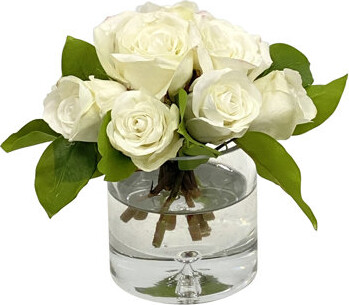 Winward Home Rose In Vase