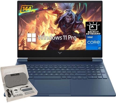 HP Victus 15 Gaming Laptop, 15.6' FHD 144Hz Display Portatil Gamer, Core i7-13620H, NVIDIA GeForce RTX 4060, 32GB RAM 2TB SSD, Backlit Keyboard,...