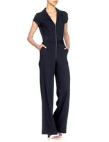 Thumbnail for your product : L'Agence Navy Cap Sleeve Jumpsuit