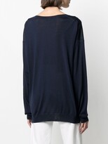 Thumbnail for your product : P.A.R.O.S.H. Lipster wool V-neck jumper