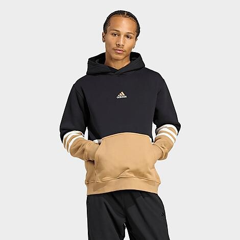 adidas Men's Originals Archive Cutline Hoodie in Black/Cardboard | Size: XS