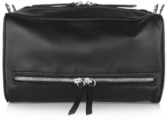Maison Margiela Convertible leather and watersnake shoulder bag