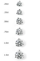 Thumbnail for your product : Kwiat Diamond & Platinum Stud Earrings