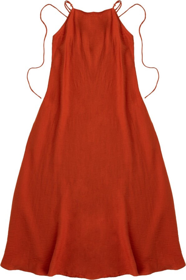 Lo Neel Red / Orange Lucie Dress