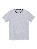MANGO Men's Striped Cotton T-Shirt