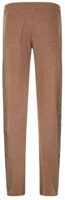 William Sharp Crystal Embellished Cashmere Trousers