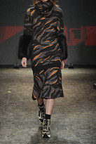 Thumbnail for your product : DKNY Printed boiled wool sweater