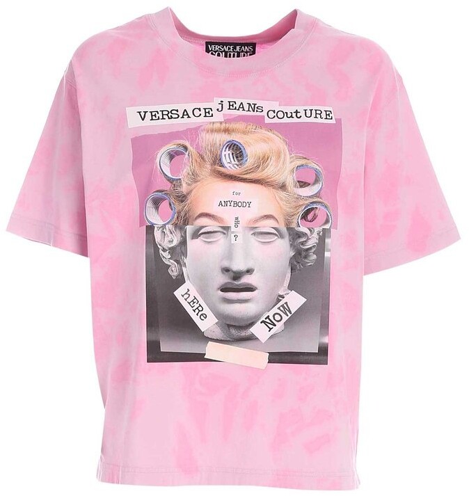 Versace Jeans Couture Crewneck Cropped Top - ShopStyle