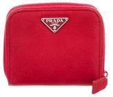 Thumbnail for your product : Prada Tessuto Compact Wallet