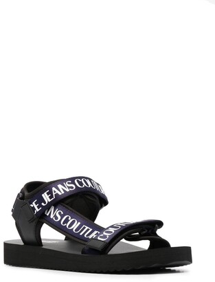 Versace Jeans Couture Logo Strap Sandals