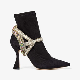 Sophia Webster Minerva Ankle Boot (Black/Pearl) Women's Shoes - ShopStyle