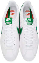 Thumbnail for your product : Nike White and Green Stranger Things Edition Classic Cortez QS HH Sneakers