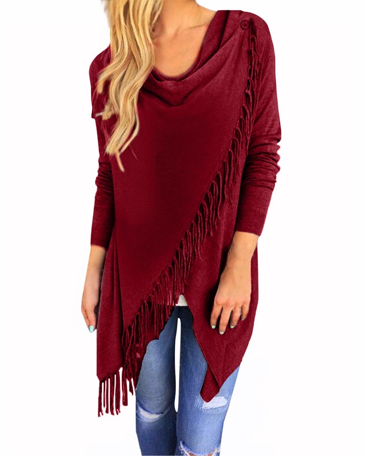 waterfall sweater coat