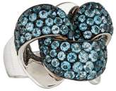 Thumbnail for your product : Chimento Blue Topaz Infinity Ring w/ Tags