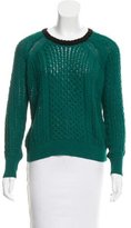 Thumbnail for your product : Band Of Outsiders Linen-Blend Cable Knit Sweater w/ Tags