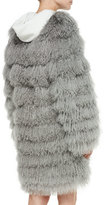 Thumbnail for your product : Ralph Lauren Collection Veronica Tiered Shearling Fur Coat